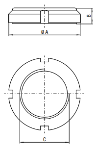 GM-38 M38X1.5 JAM NUT