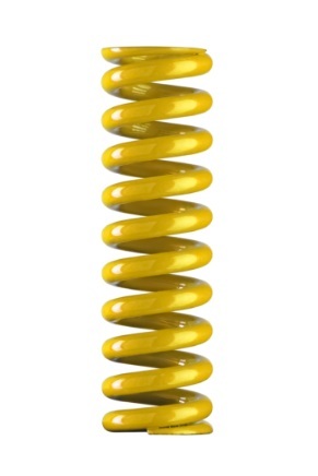 TG08-038 ROUND WIRE DIE SPRING YELLOW 08 X 38