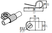 36FF13A HOSE CLAMP FOR 12.7MM HOSE