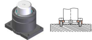 FS2A63 SPLIT BASE FLANGE MOUNT FOR LINKED SYSTEM