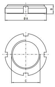 GM-38 M38X1.5 JAM NUT