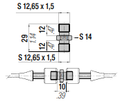 RMTT FLEXFLOW STRAIGHT HOSE TO HOSE ADAPTER